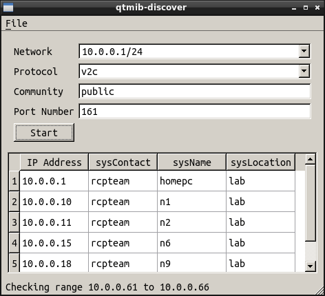 qtmib network discovery tool